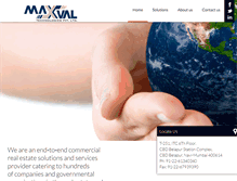 Tablet Screenshot of maxval.net